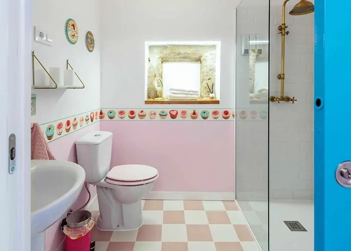 La Anos 50. La Casa Barbie. Banera, Chimenea شقة فندقية 4*